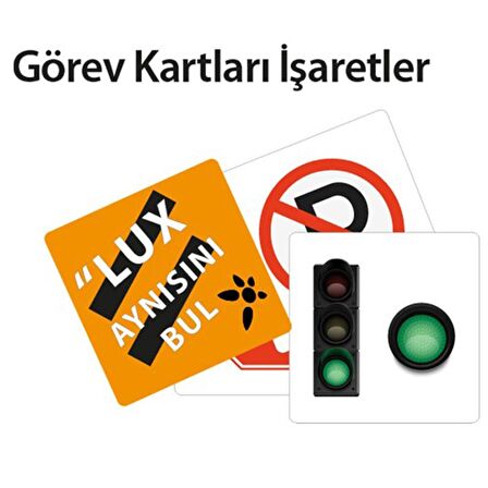 Lüx Aynsını Bul Hafıza Oyunu 3. Seri - Oyunlar İşaretler Binalar