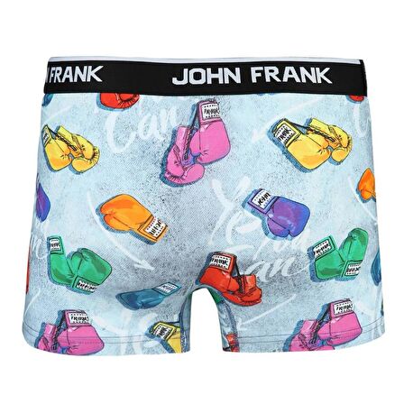 John Frank Dijital Baskılı Erkek Boxer