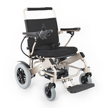 Creative CR-6012 Large Akülü Tekerlekli Sandalye | 51 cm Oturma Genişliği, Katlanabilir Alüminyum Gövde, Lityum Bataryalı