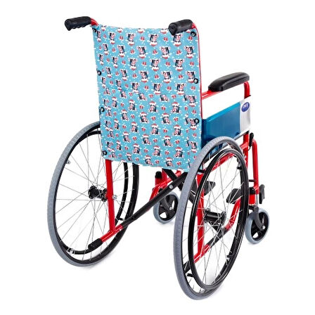 Comfort Plus Çocuk Tekerlekli Sandalye | Çelik Şase, Dolgu Tekerlekli, Sabit Kolçaklı, KY802