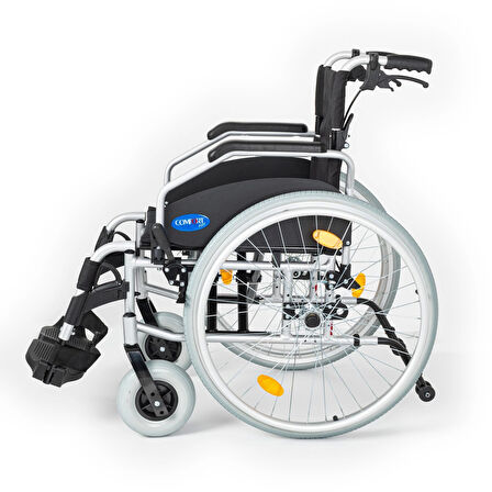 Comfort Plus Tekerlekli Sandalye | Alüminyum Şase, Katlanabilir Gövde, Quick Release Tekerlekli DM-313