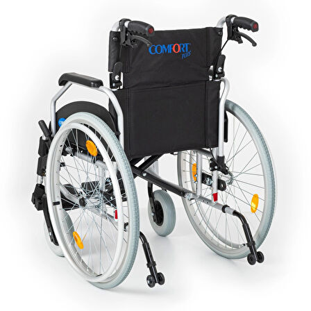 Comfort Plus Tekerlekli Sandalye | Alüminyum Şase, Katlanabilir Gövde, Quick Release Tekerlekli DM-313