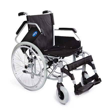 Comfort Plus Tekerlekli Sandalye | Hafif Alüminyum Gövde, Quick Release Tekerlekli, 120 kg Taşıma Kapasiteli DM-Trend NEW