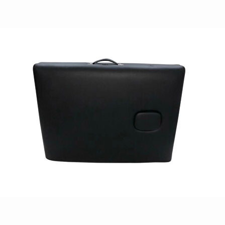 Comfort Plus Masaj Masası Siyah | Ahşap Ayaklı, Ayarlanabilir Yükseklik, Taşıma Çantalı GM-201