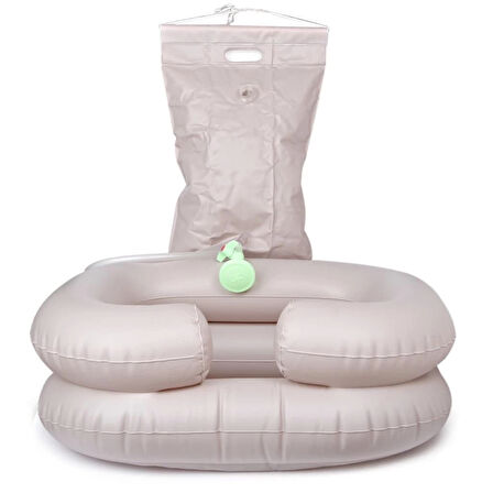 Comfort Plus Baş Yıkama Havuzu | Şişirilebilir, Mobil Duş Uyumlu, Yatan Hasta İçin Pratik Kullanım DM-01