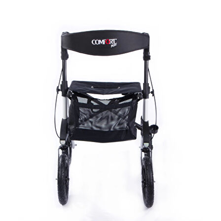 Comfort Plus Rolatör Yürüteç | Büyük Tekerlekli, Alüminyum Şase, Transfer Sandalyeli DM-800