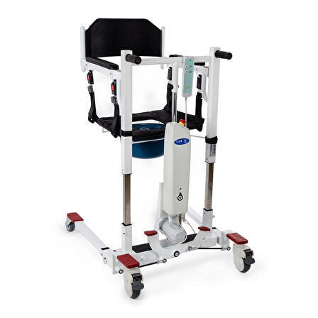 Comfort Plus Portatif Hasta Transfer Lifti | Motorlu Kaldırma-İndirme, Demonte Tasarım, Şarjlı Batarya, WC-Banyo Uyumlu DM-190U NEW