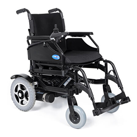 Comfort Plus Akülü Tekerlekli Sandalye | Katlanabilir Alüminyum Şase, 2x340W Motor, 36Ah Akü, Joystick Kontrollü