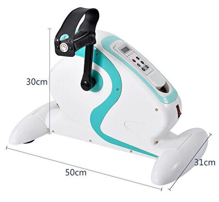 Comfort Plus Elektrikli Egzersiz Pedalı | LCD Göstergeli, Direnç Ayarlı, Kol ve Bacak Egzersizi Mini Cihaz