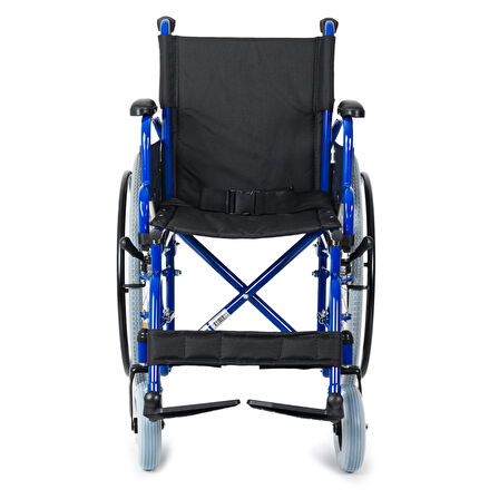 Comfort Plus Tekerlekli Sandalye | 40 cm Oturma Genişliği, Refakatçi Frenli, Çelik Gövde, DM-312