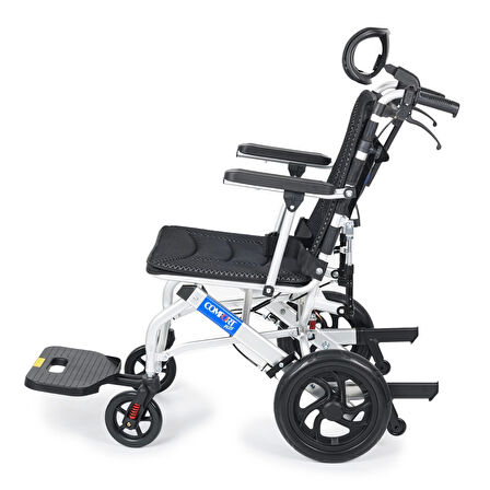 Comfort Plus Tekerlekli Sandalye | Yatarlı Sırtlık, 46 cm Oturma Genişliği, Amortisörlü Alüminyum Gövde KY9006LG-12