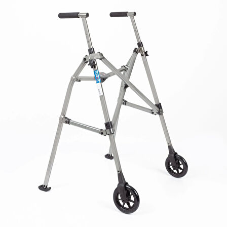 Comfort Plus Walker Yürüteç | 2 Tekerlekli Alüminyum Gövde, Katlanabilir ve Ayarlanabilir KY918L