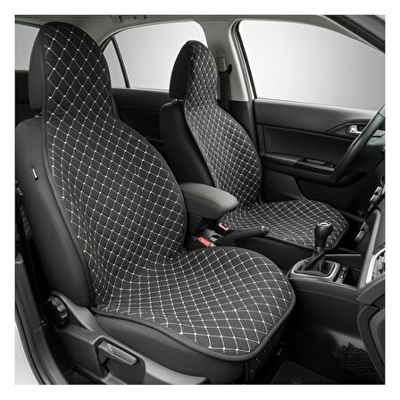 Kuştulli Üçlü Pilot Kapitone Oto Koltuk Kılıfı Arka Koltuk Serme Cepli