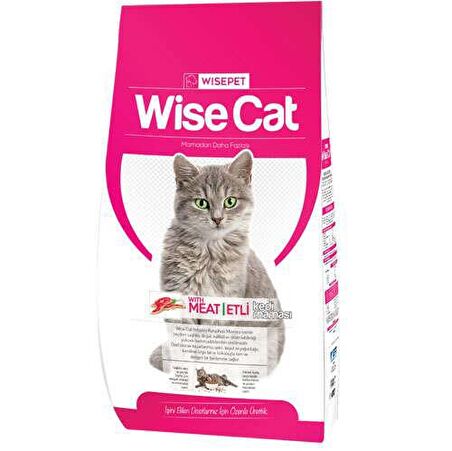 Wise Cat Meat Etli Yetişkin Kedi Maması 15 Kg