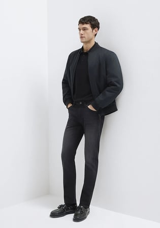 Jake Mavi Premium Koyu Gri Smoke Jean Pantolon 0042218775