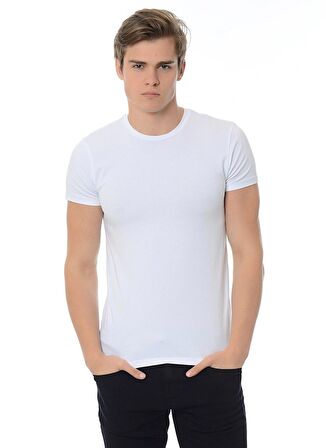 Mavi 061747-620 Erkek Stretch t-shirt Beyaz T-Shirt