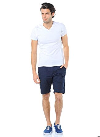 Mavi 061748-620 Erkek Stretch V Yaka T-Shırt Beyaz T-Shirt