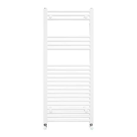 1118x500mm Alya Karbon Çelik Beyaz Havlupan 