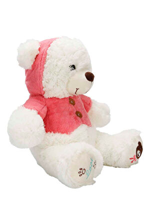 T-Shirtlü Sevimli Peluş Ayı - 43 cm Boyutunda