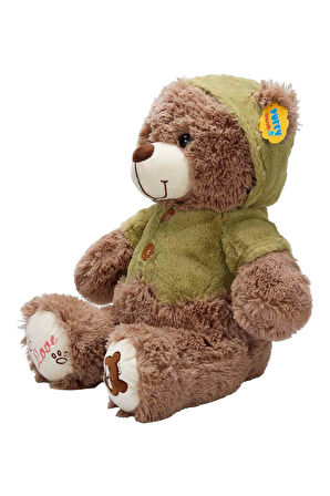 T-Shirtlü Sevimli Peluş Ayı - 43 cm Boyutunda