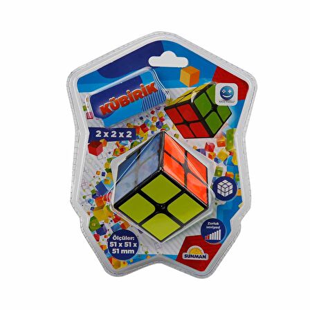 Smile Games Kübirik 2x2x2 Rubik Akıl ve Zeka Küpü Oyunu