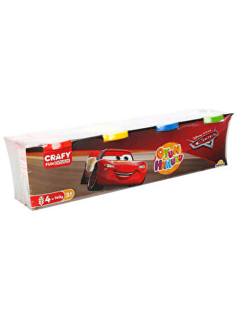 Sunman Crafy Cars 4'lü Oyun Hamuru 560 g