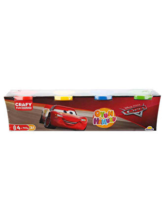 Sunman Crafy Cars 4'lü Oyun Hamuru 560 g