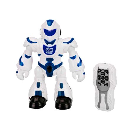 Uzaktan Kumandalı Müzikli ve Işıklı Programlanabilir Robot  22 Cm