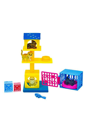 4 Hayvan Figürlü My Little Pet’s Set + Mama ve Aksesuarlar