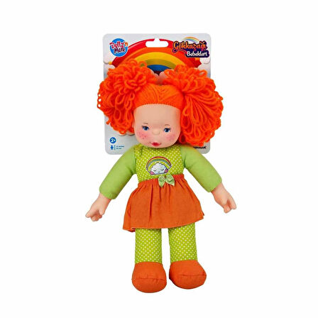 30012  Gökkuşağı Bebekleri 35 cm -Turuncu Saçlı