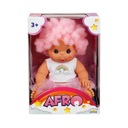 Sun-Sabc-Dzm-Bebek Afro Renkli Kıvırcık Saçlı 23 Cm.6A.