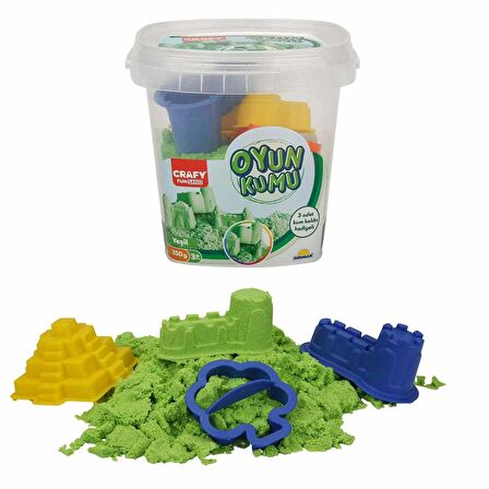 Crafy Oyun Kumu Seti Yeşil 350 g