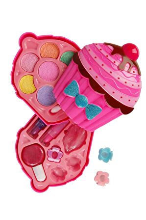 Cupcake Şekilli Makyaj Seti ile Makyajın Sihirli Dünyasına Gir!