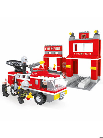 BLX Fire Rescue Yangın Söndürme Ekibi ve İstasyonu Kırmızı