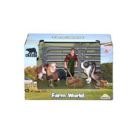 2689 Farm World Çiftlik Hayvanları Küçük Oyun Seti
