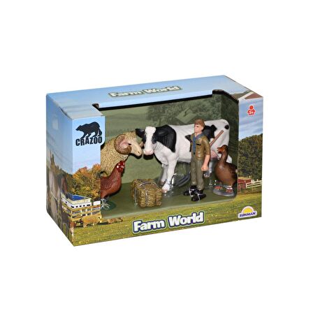 2689 Farm World Çiftlik Hayvanları Küçük Oyun Seti