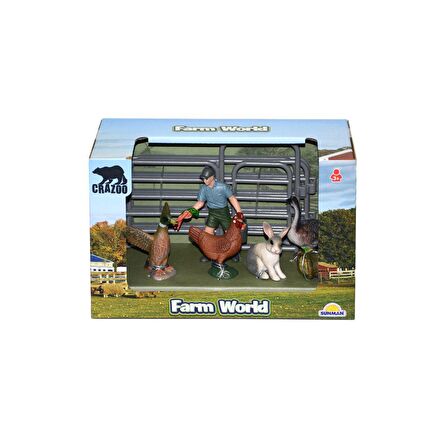 2689 Farm World Çiftlik Hayvanları Küçük Oyun Seti