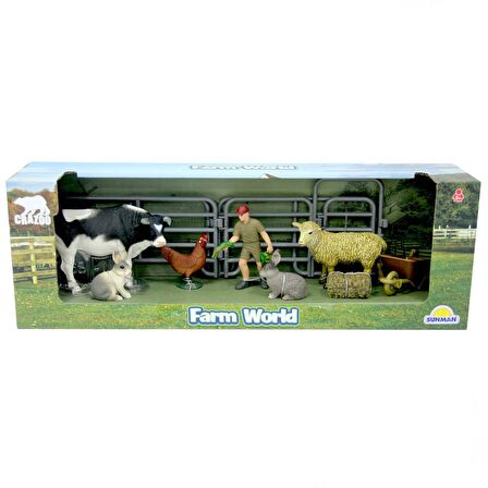 2690 Farm World Çiftlik Hayvanları Oyun Seti