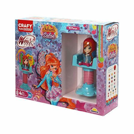 9802 Crafy Winx Sihirli Salon Oyun Hamur Seti 15 Parça -Sunman