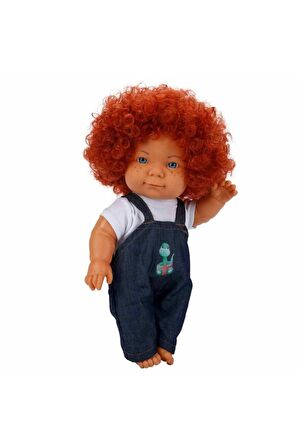 Curly Bebek 35 Cm. - Salopetli