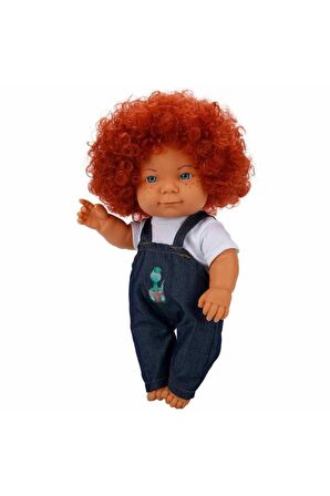 Curly Bebek 35 Cm. - Salopetli