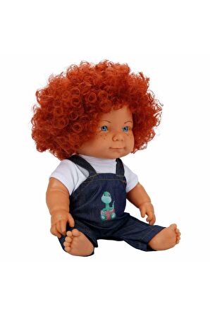 Curly Bebek 35 Cm. - Salopetli