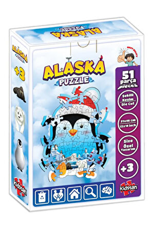 Kİdsan Alaska 51 Parça Puzzle