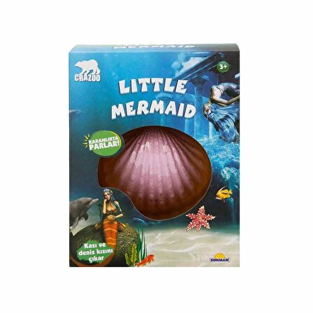 Fosil Kazı Seti: Karanlıkta Parlayan Deniz Kızı