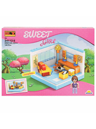 BLX Sweet Girl Oturma Odası 140 Parça