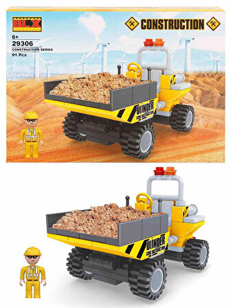 BLX Construction Kepçe Sarı 91 Parça