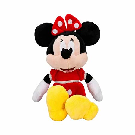 Minnie Kırmızı Elbiseli Peluş 30 cm