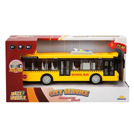 Maxx Wheels 1:16 Sesli ve Işıklı Şehir Otobüsleri 28 cm S00003537