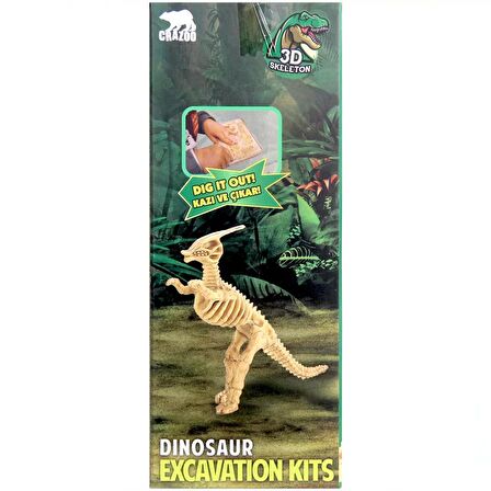 Eğitici Fosil Kazı Seti 3D Dinozor İskeleti