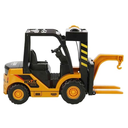 Maxx Wheels Sürtmeli Forklift Oyuncak Şantiye Araç Seti